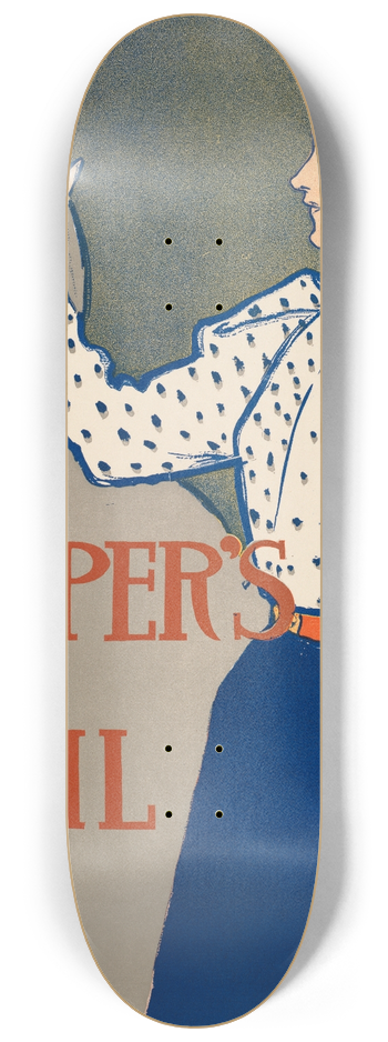Edward Penfield - Harpers April 8.25 inch art skate deck