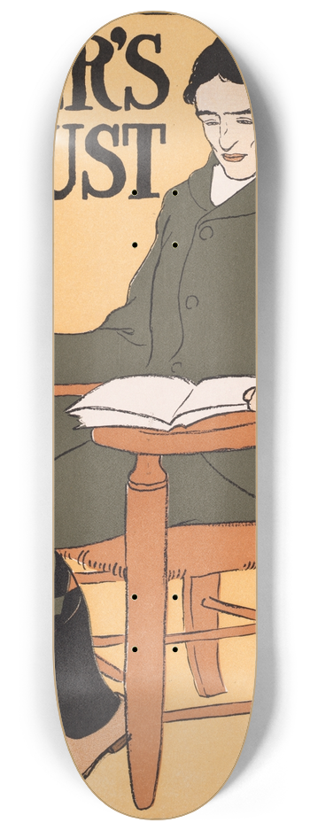 Edward Penfield - Harpers August 8.25 inch art skate deck