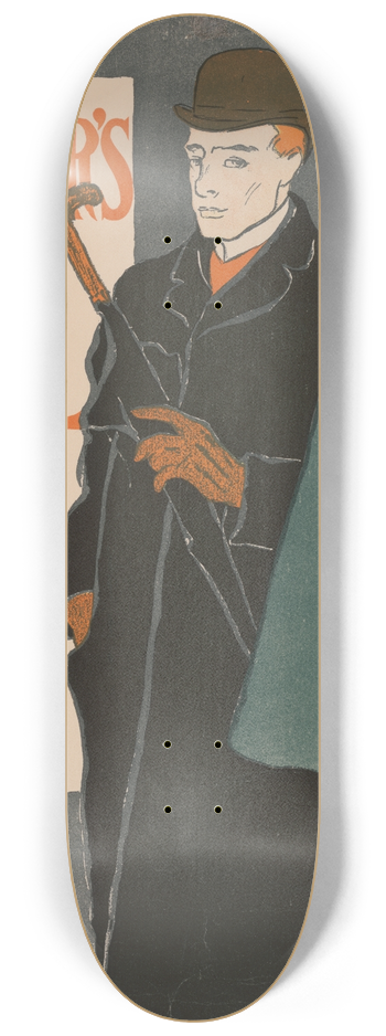 Edward Penfield - Harpers [for] April 8.25 inch art skate deck