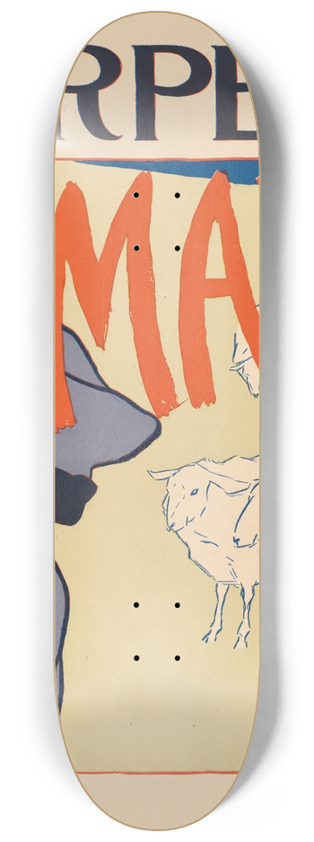 Edward Penfield - Harpers May 8.25 inch art skate deck