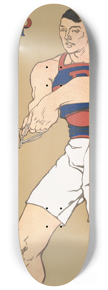 Edward Penfield - U of P 8.25 inch art skate deck
