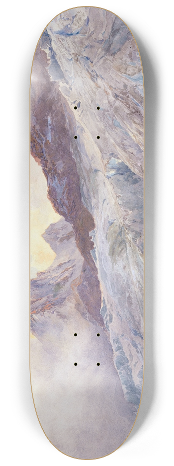 Edward Theodore Compton - Finsteraarhorn 8.25 inch art skate deck