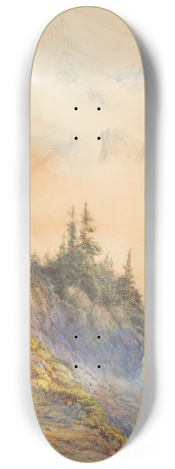Edward Theodore Compton - In den Dolomiten 8.25 inch art skate deck