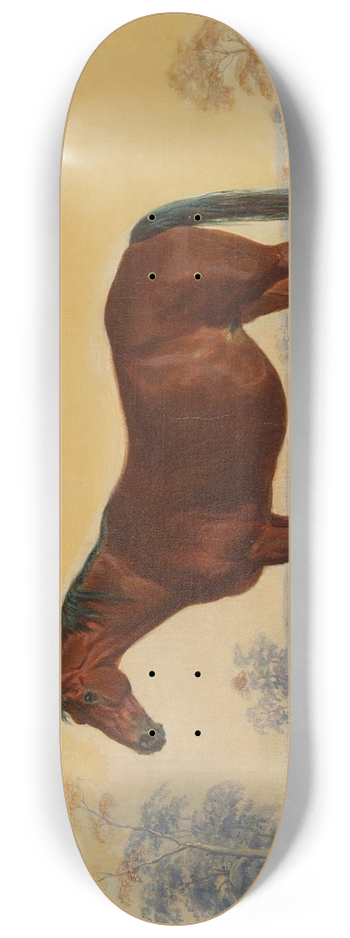 Edward Troye - Dixie in Landscape 8.25 inch art skate deck