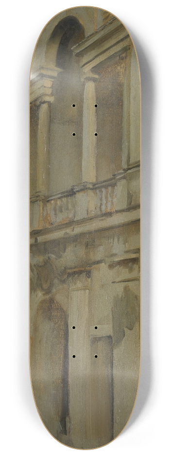 Edwin Austin Abbey - ArchitecturalStudy 8.25 inch art skate deck