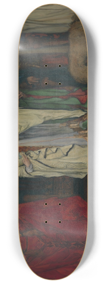 Edwin Austin Abbey - King Lear, Act I, Scene I 8.25 inch art skate deck
