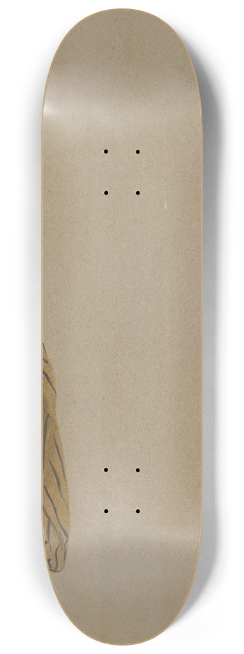 Edwin Austin Abbey - Study. Threefigures 8.25 inch art skate deck