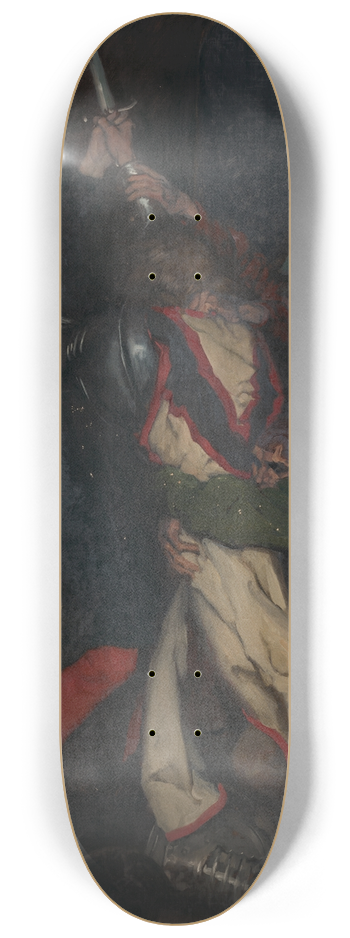 Edwin Austin Abbey - The Squire of LowDegree 8.25 inch art skate deck
