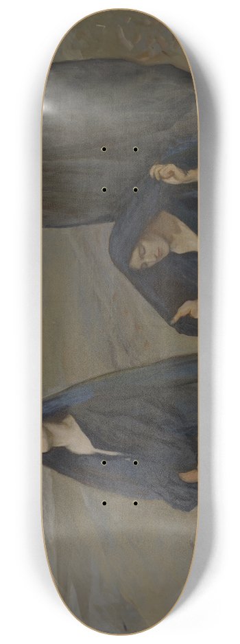 Edwin Austin Abbey - The ThreeMarys 8.25 inch art skate deck