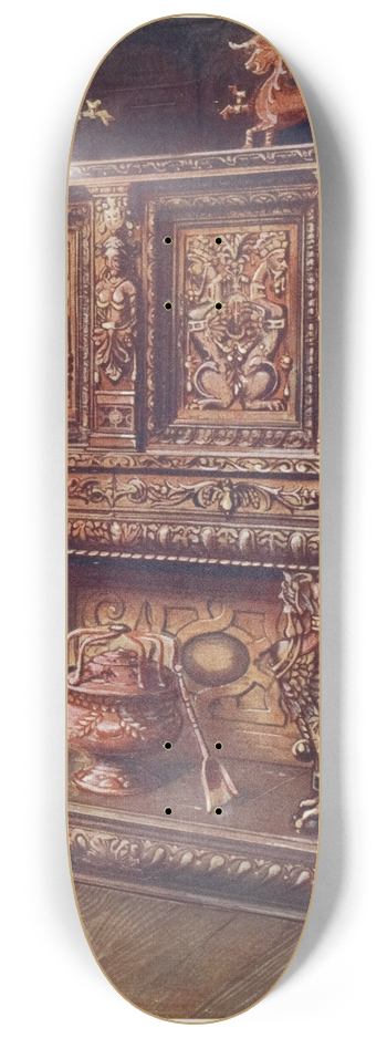 Edwin Foley - Carved bourgouignon credenze 8.25 inch art skate deck