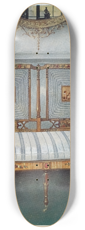 Edwin Foley - Painted caned satin 8.25 inch art skate deck