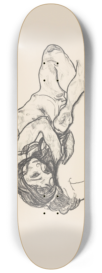 Egon Schiele - Girl 8.25 inch art skate deck