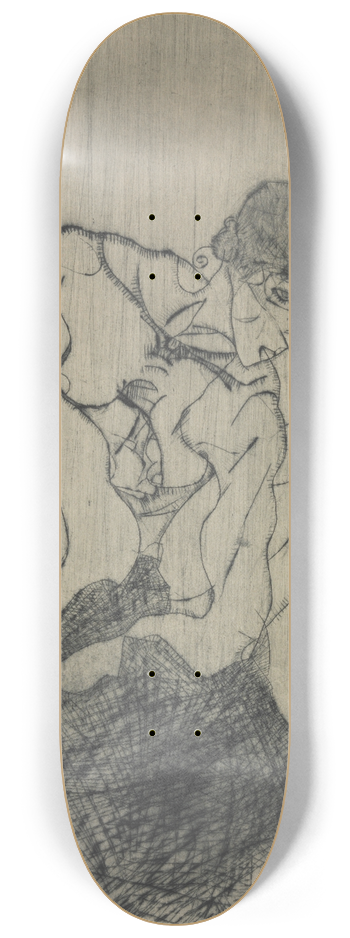 Egon Schiele - Sorrow 8.25 inch art skate deck
