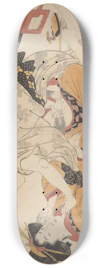 Eizan Kikukawa - Untitled shunga 8.25 inch art skate deck