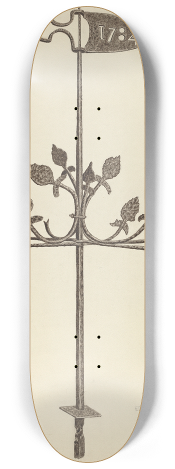 E.J. Gilsleider - Weather Vane 8.25 inch art skate deck