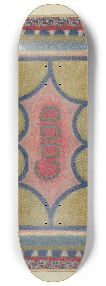 Elbert S. Mowery - Shaker Rug 8.25 inch art skate deck