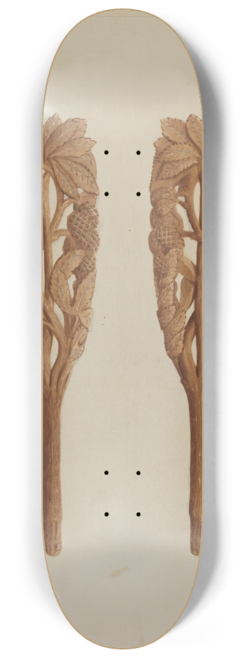 Eldon Allen - Wood Carving 8.25 inch art skate deck