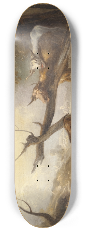 Elias Martin - Cattle by a Stream 8.25 inch art skate deck