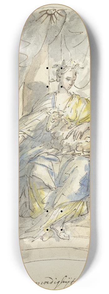 Elias van Nijmegen - Zachtmoedigheid 8.25 inch art skate deck