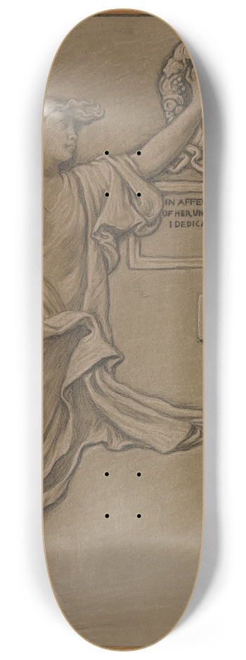 Elihu Vedder - Dedication 8.25 inch art skate deck