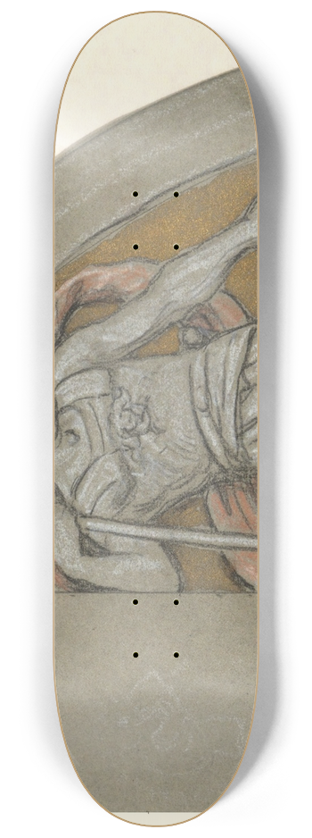 Elihu Vedder - Study forMars 8.25 inch art skate deck