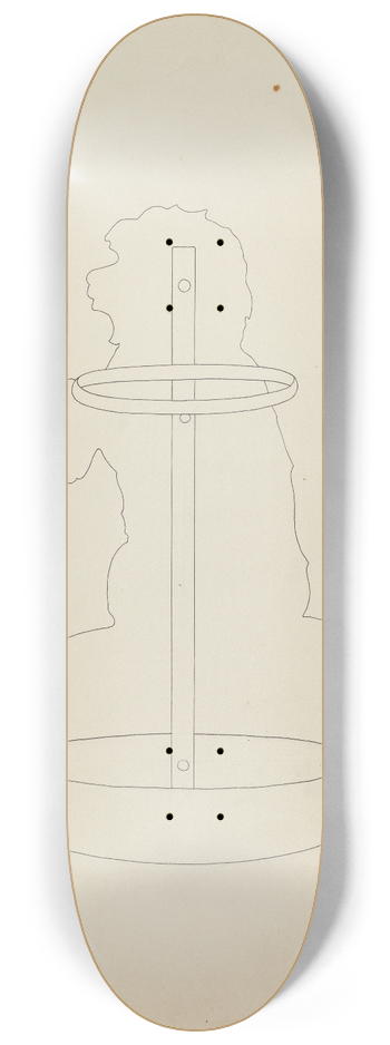 Elisabeth Fulda - Umbrella Stand 8.25 inch art skate deck