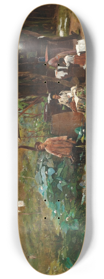 Eliseu Visconti - As lavadeiras 8.25 inch art skate deck