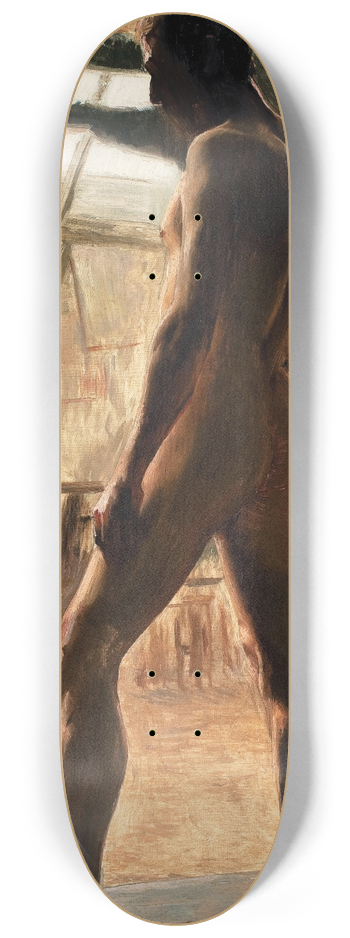 Eliseu Visconti - Nu masculino 8.25 inch art skate deck