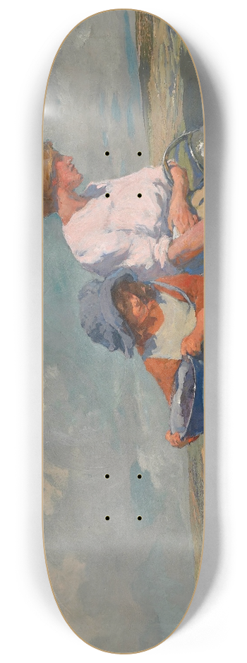 Elizabeth Adela Forbes - Blackberry Gathering 8.25 inch art skate deck