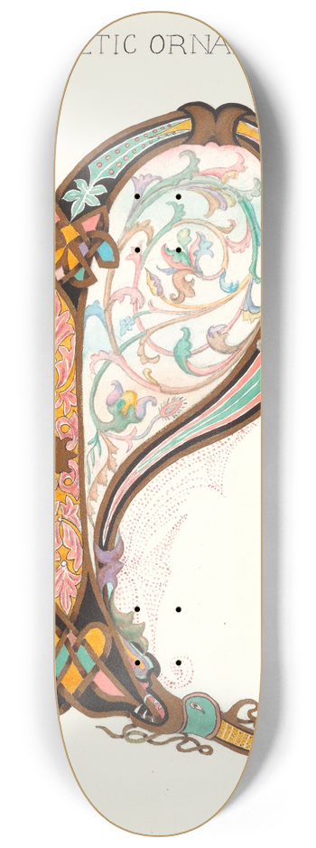 Elizabeth A. Nedwill - Celtic Ornament II 8.25 inch art skate deck