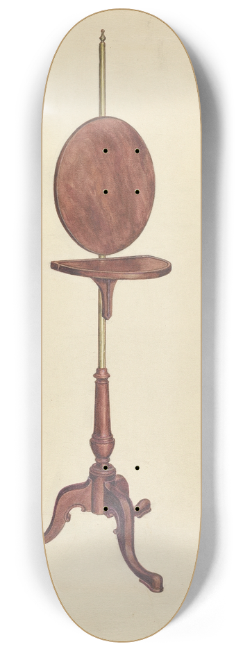 Elizabeth Curtis - Pole Screen and Candlestand 8.25 inch art skate deck