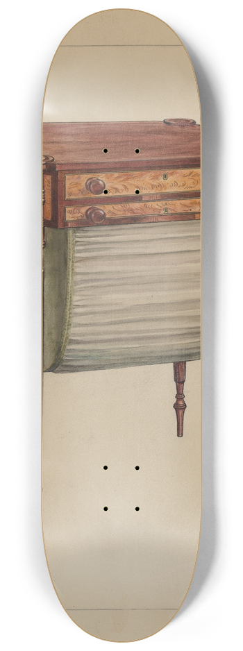 Elizabeth Curtis - Sewing Table 8.25 inch art skate deck