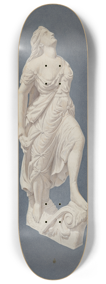 Elizabeth Moutal - Figurehead from Indian Princess 8.25 inch art skate deck