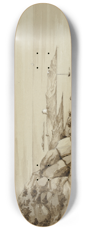 Elizabeth Murray - Dalkey Island 8.25 inch art skate deck