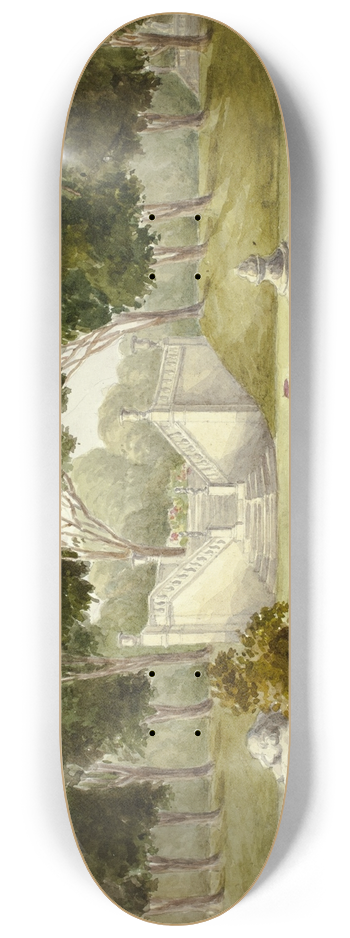 Elizabeth Murray - Garden at Clifton Hall 8.25 inch art skate deck