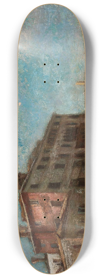 Aleksander Gierymski - Motif from Venice 8.25 inch art skate deck