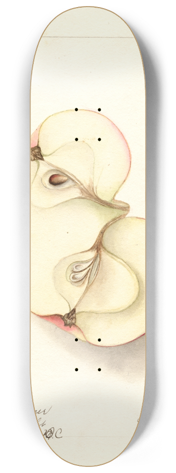 Ellen Isham Schutt - Malus domestica: Bietigheimer 8.25 inch art skate deck