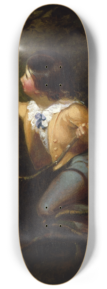 Emanuel Gottlieb Leutze - Bird Nesting 8.25 inch art skate deck