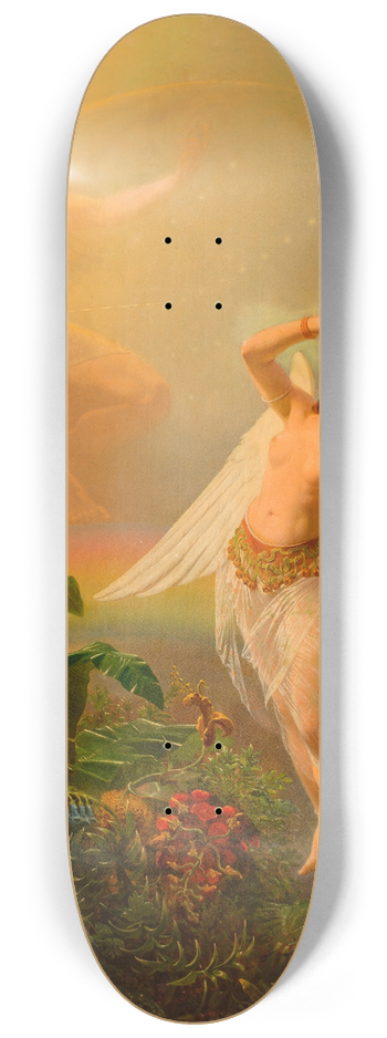 Emanuel Gottlieb Leutze - Paradise and the Peri 8.25 inch art skate deck