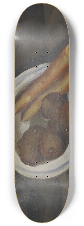 Emanuel Schttli - Stillleben Mit Rben Und Kartoffeln 8.25 inch art skate deck