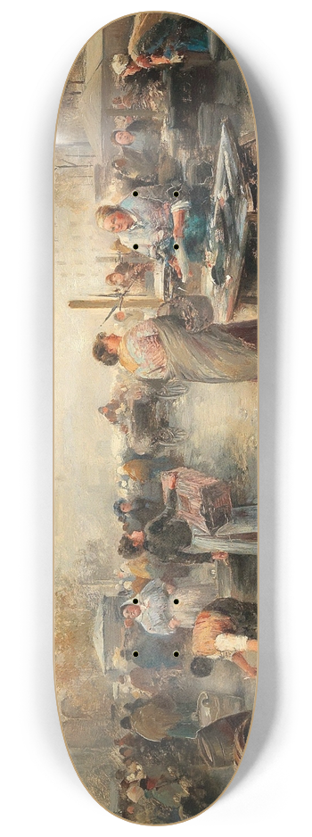 Emil Barbarini - Fish Market 8.25 inch art skate deck