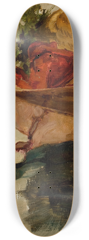 Emil Carlsen - Woman with a Hat 8.25 inch art skate deck