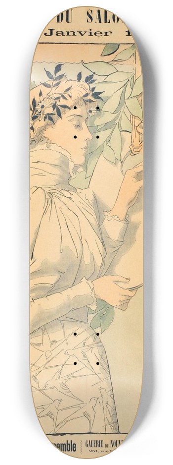 Emil Caus - Salon des Cent 8.25 inch art skate deck