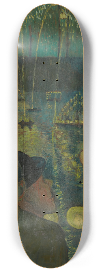 Emile Bernard - NightFestival 8.25 inch art skate deck