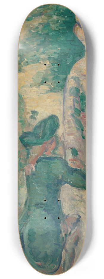 Emile Bernard - Scne galante 8.25 inch art skate deck