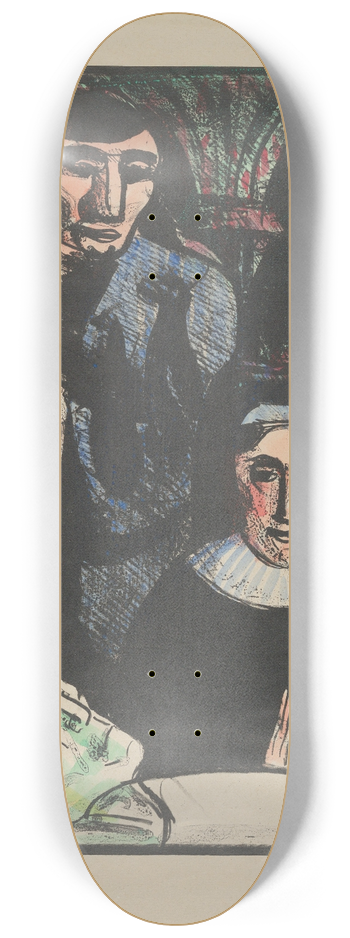 Emile Bernard - The Old Woman from Berkeley 8.25 inch art skate deck