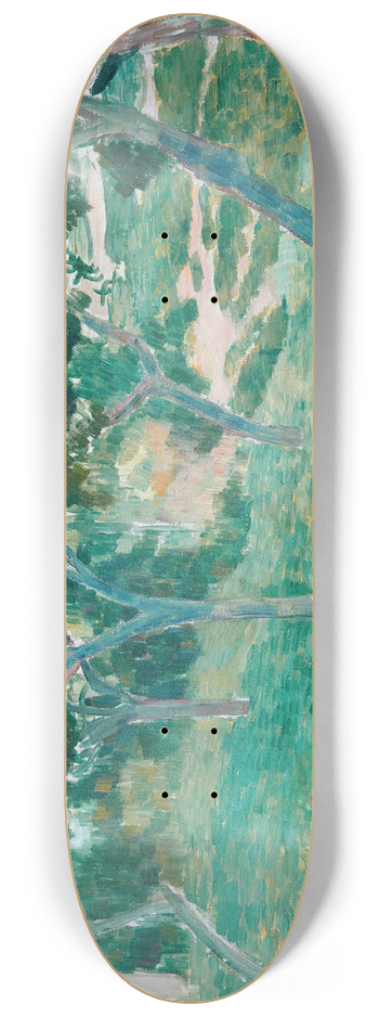 Emile Bernard - Un Coin Du Bois Damour A Pont Aven 8.25 inch art skate deck