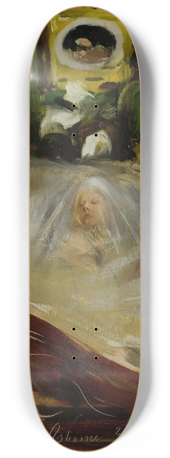 Emil Fuchs - Queen Victoria Lying in State 8.25 inch art skate deck