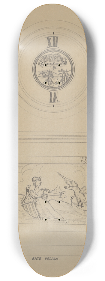 Emilio Zito - Banjo Clock 8.25 inch art skate deck