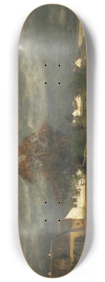 Emil Jakob Schindler - Afterthe Storm 8.25 inch art skate deck